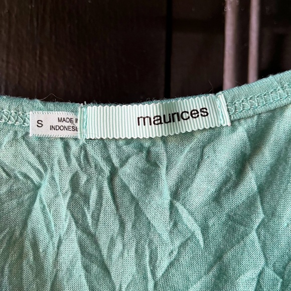 Turquoise Maurices lace cami - Picture 5 of 5
